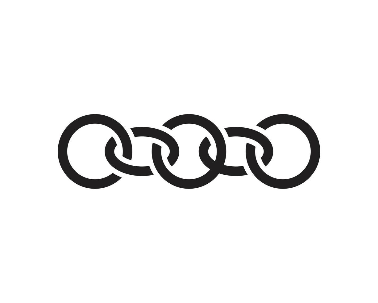 Chain icon template black color editable. vector