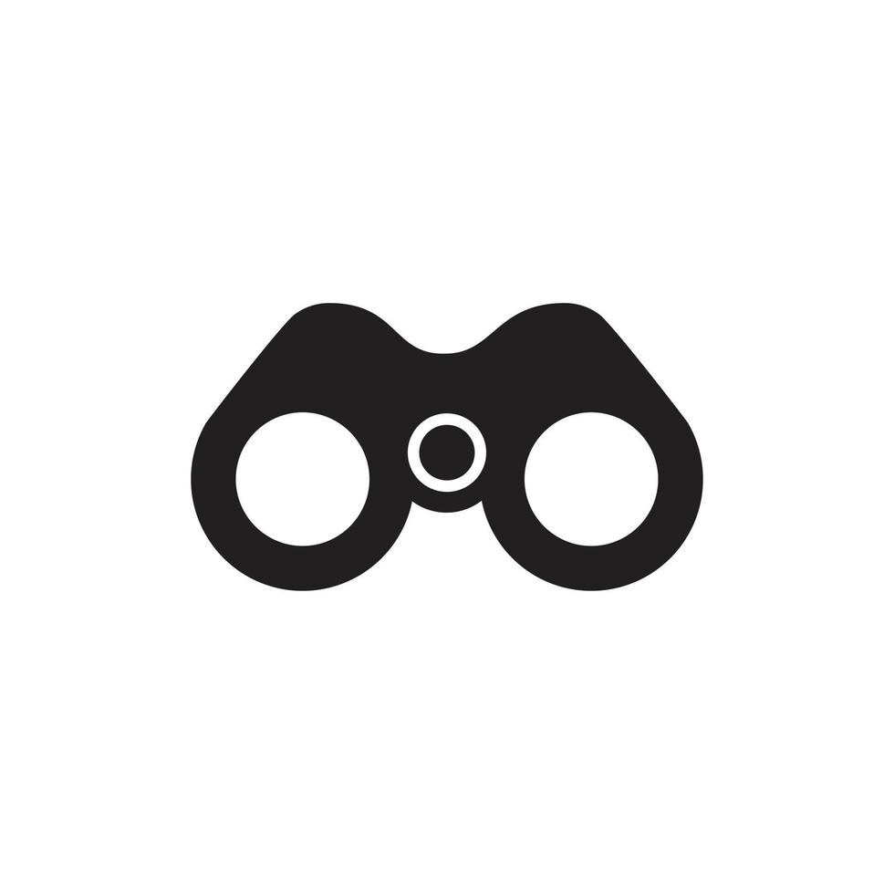 Binoculars icon template black color editable. vector