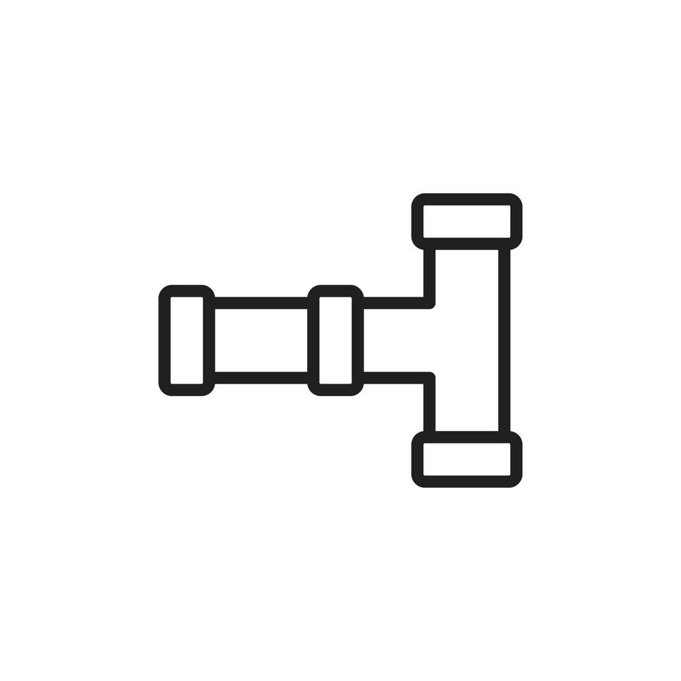 Pipeline icon template black color editable. Pipeline icon symbol Flat vector illustration for graphic and web design.