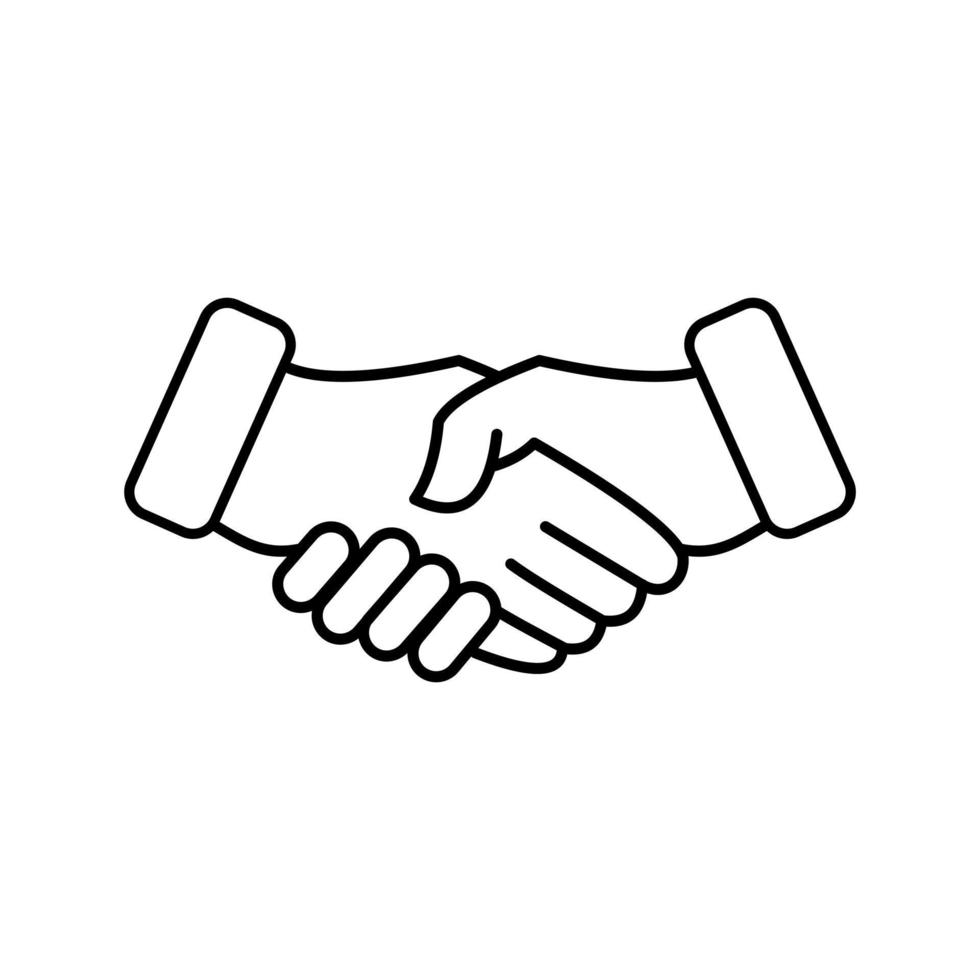 Handshake vector icon.