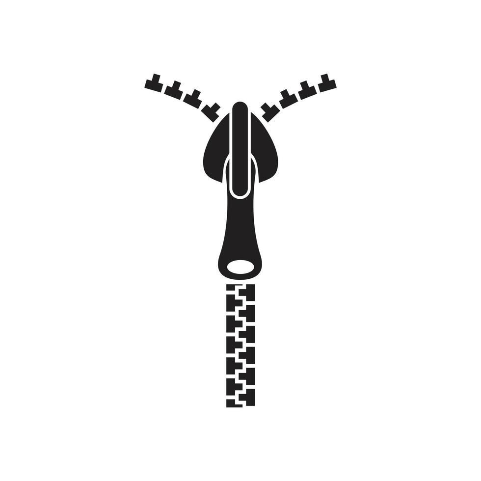 Zipper zip pulls or zipper pullers vector Icon template black color editable. zip pulls or zipper pullers vector Icon symbol Flat vector illustration for graphic and web design.