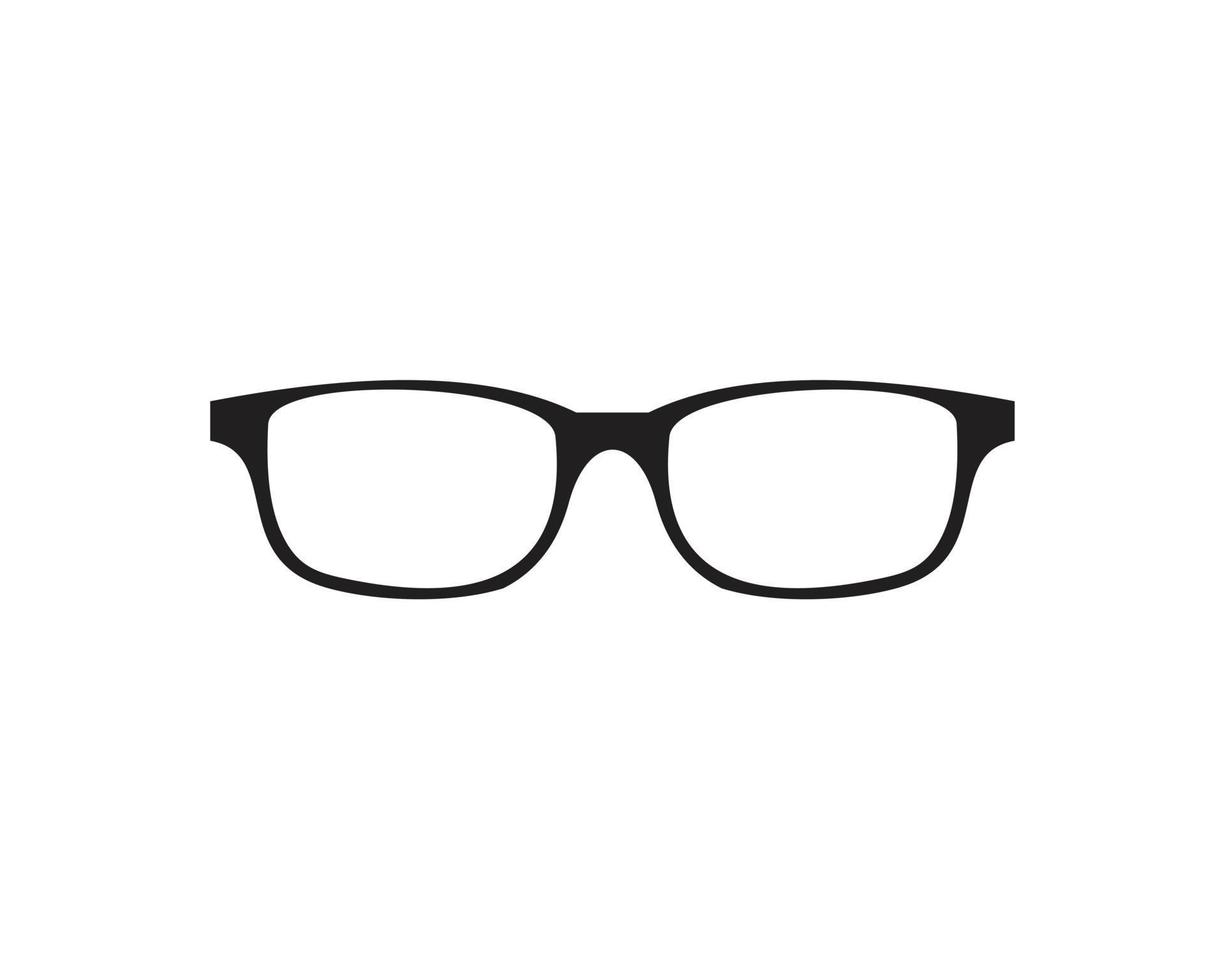 Glasses icon symbol Flat vector illustration for graphic and web design.