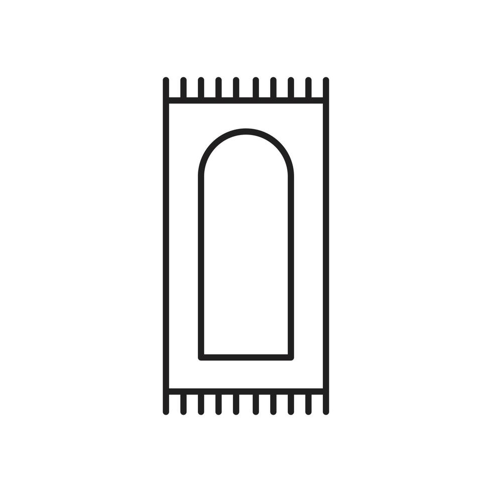 plantilla de icono de ramadán editable en color negro. ilustración de vector plano de símbolo de icono de Ramadán para diseño gráfico y web.