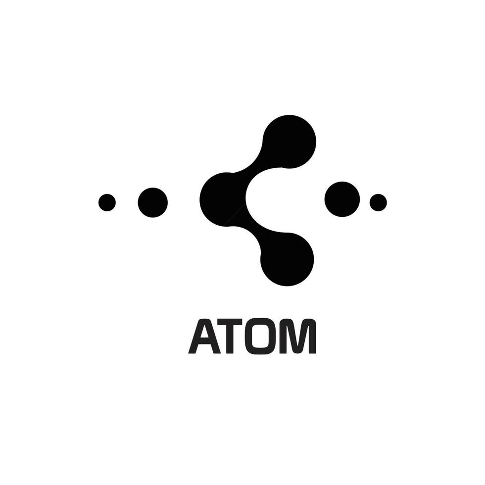 molecule logo vector icon template