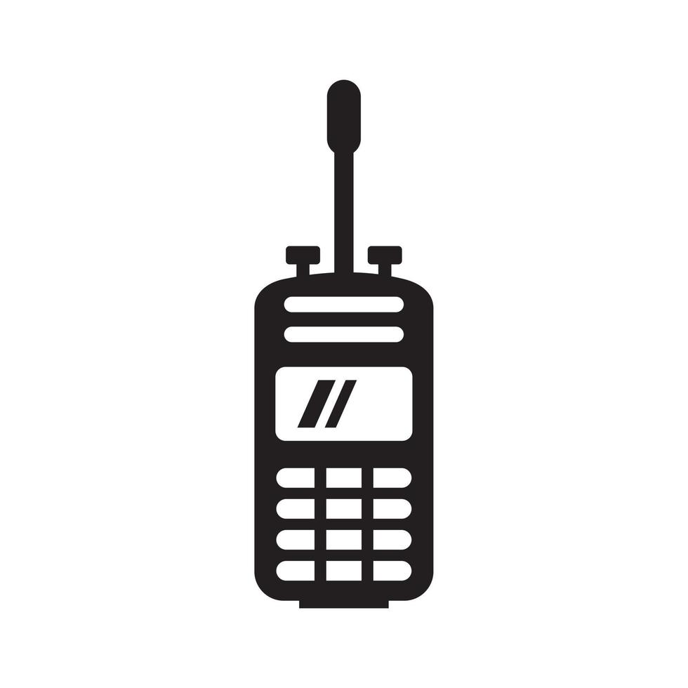 walkie talkie set icono ilustración vectorial para diseño gráfico y web. vector