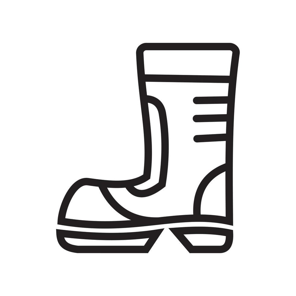 plantilla de icono de botas color negro editable. botas icono símbolo plano vector ilustración para diseño gráfico y web.