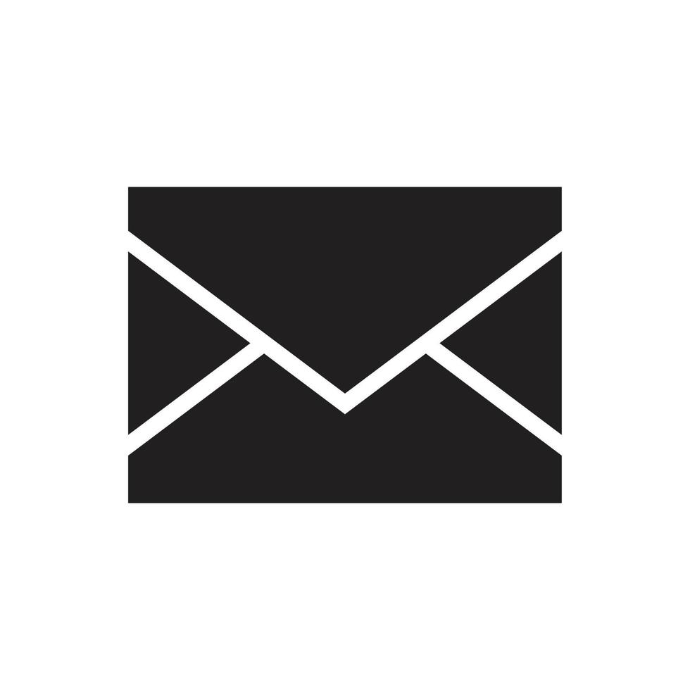 correo, plantilla de icono de correo electrónico color negro editable. correo, icono de correo electrónico símbolo ilustración vectorial plana para diseño gráfico y web. vector
