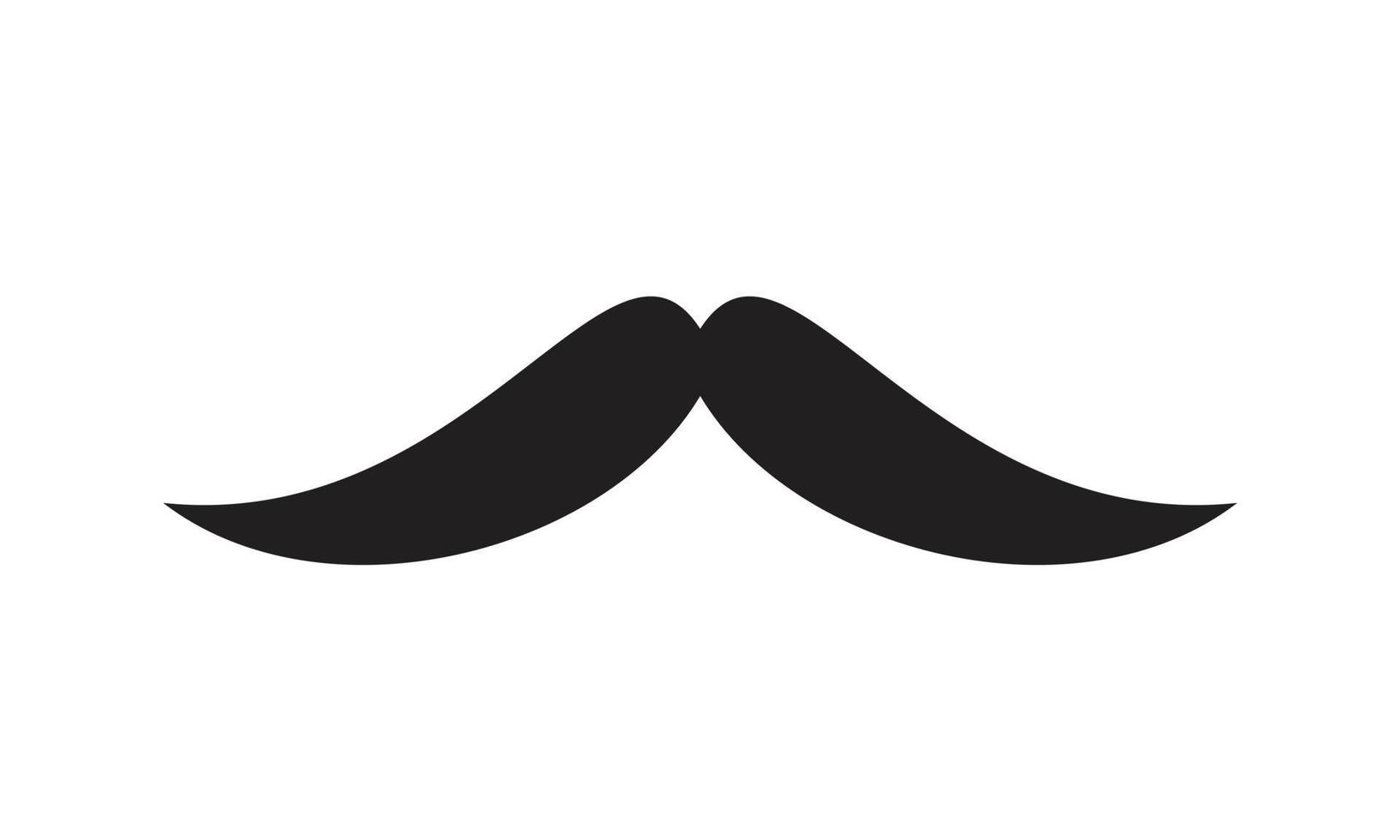plantilla de icono de bigote de italia editable en color negro. Italia bigote icono símbolo plano vector ilustración para diseño gráfico y web.