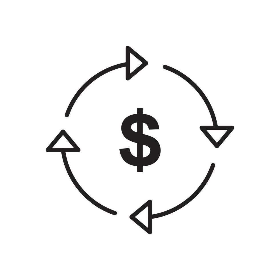 Money Exchange Transfer money icon vector illustration for graphic and web design.