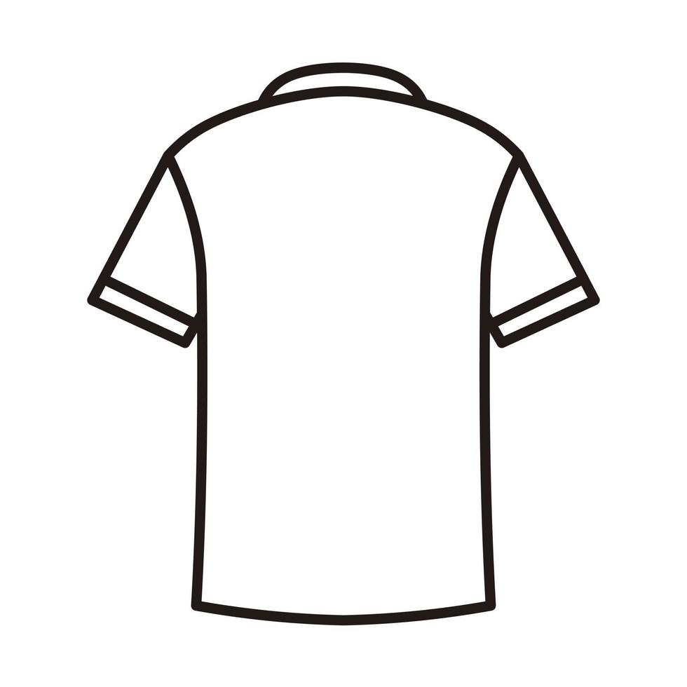 front and back t-shirt icon vector