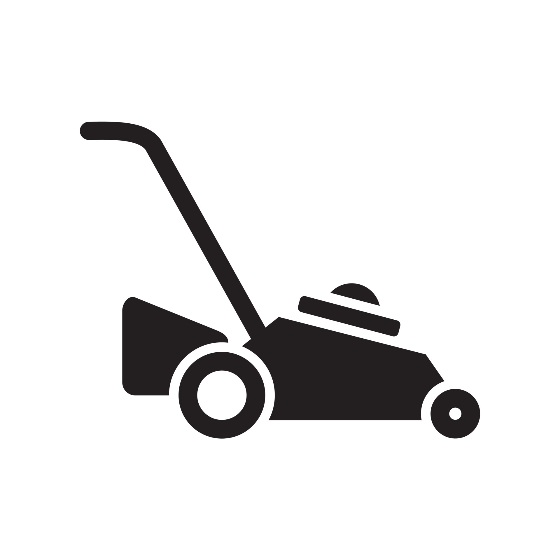 Black lawn mower sales
