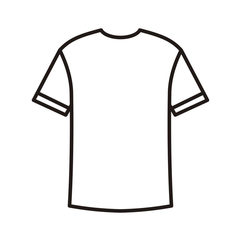 front and back t-shirt icon vector