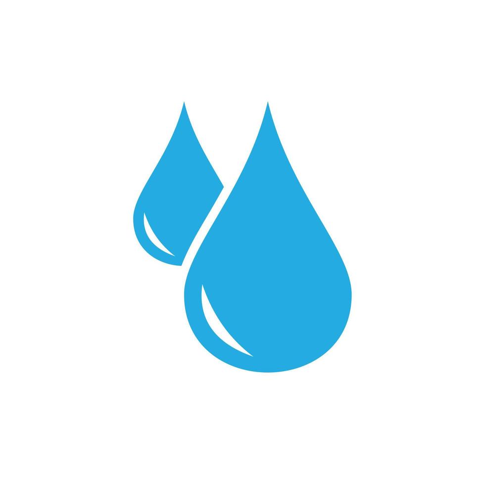 A drop icon template black color editable. vector