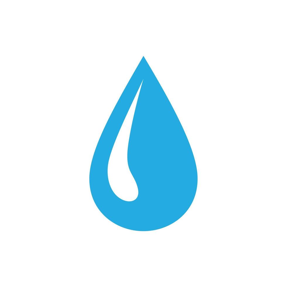 A drop icon template black color editable. vector