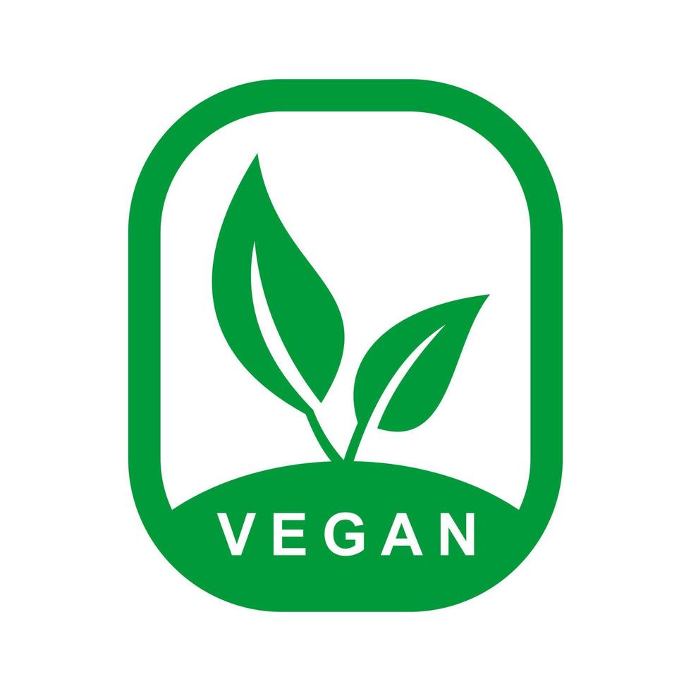 vegan vector icon, icon for vegan food