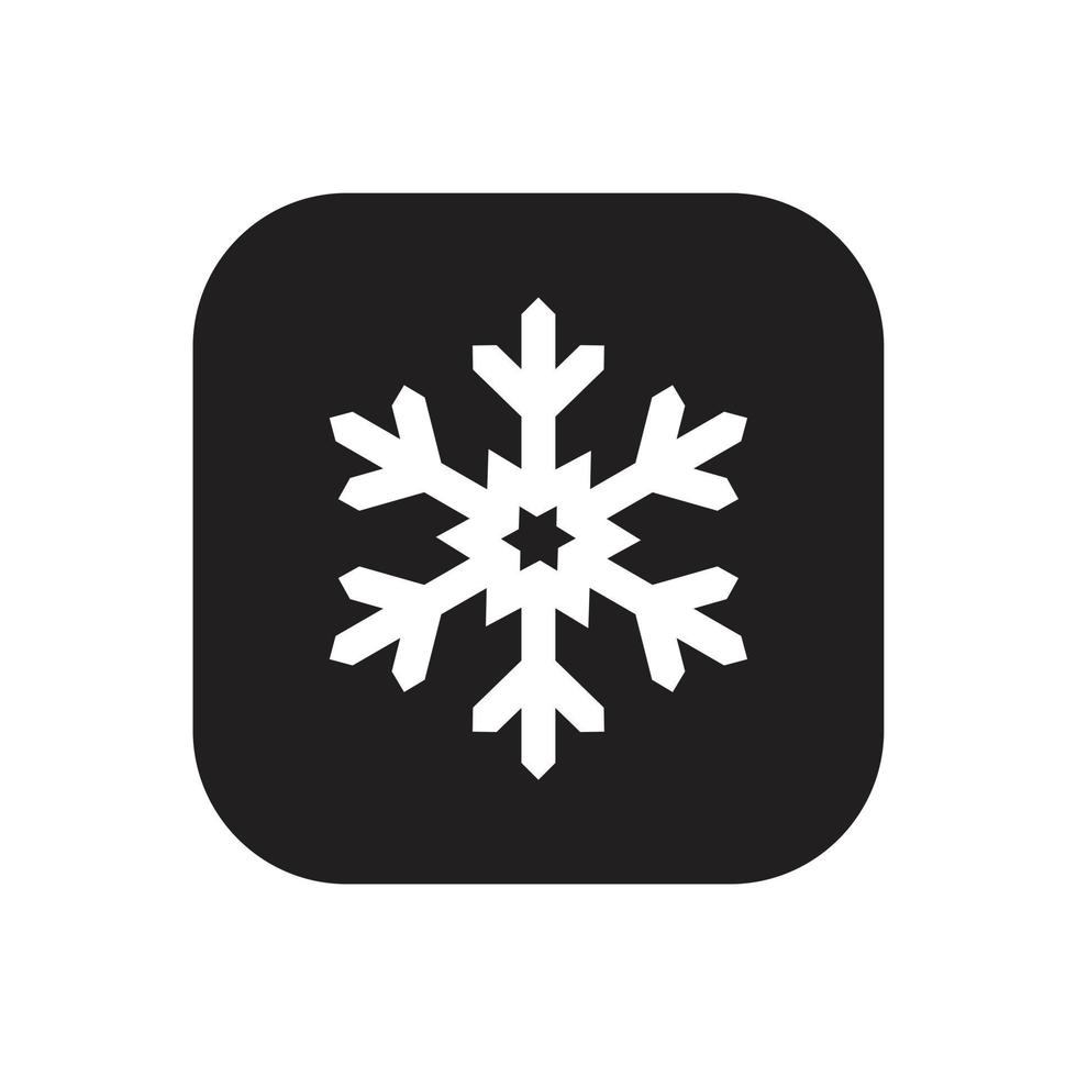 congelado, plantilla de icono de nieve color negro editable. Congelado, símbolo de icono de nieve ilustración vectorial plana para diseño gráfico y web. vector