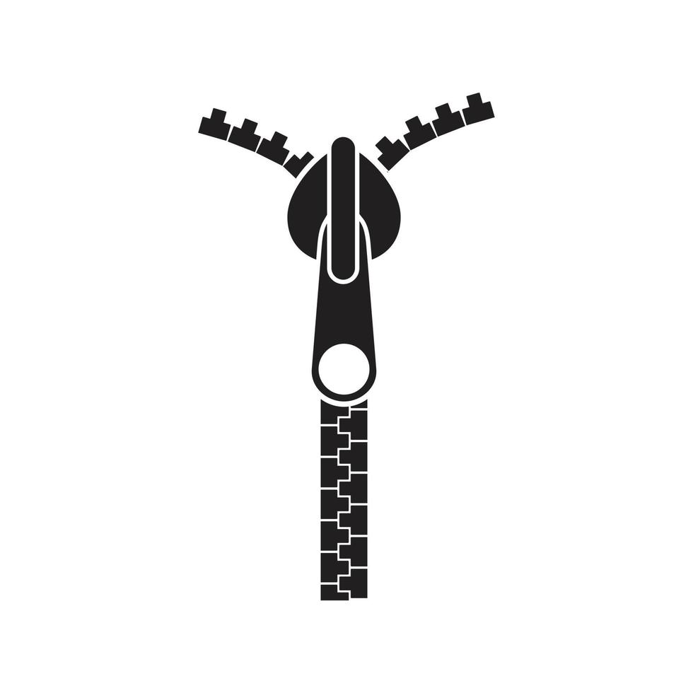 Zipper zip pulls or zipper pullers vector Icon template black color editable. zip pulls or zipper pullers vector Icon symbol Flat vector illustration for graphic and web design.