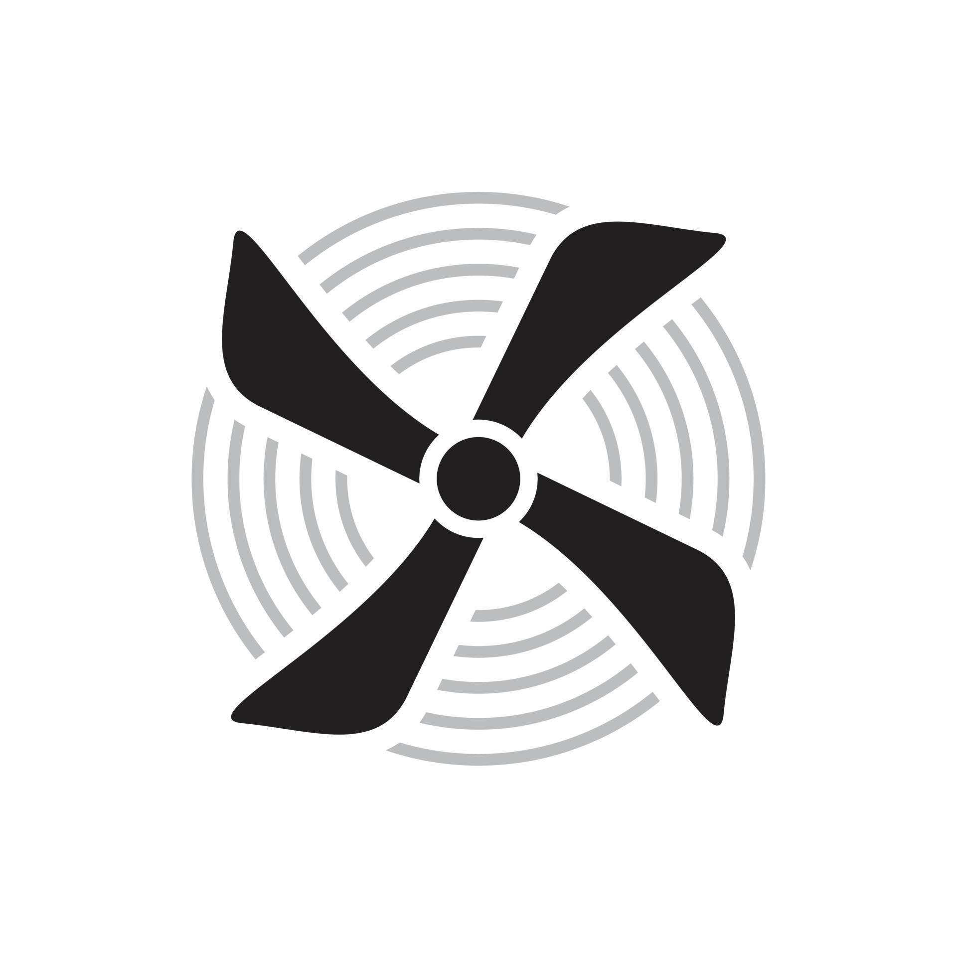 Plane propellers, Aircraft propeller Icon template black color editable