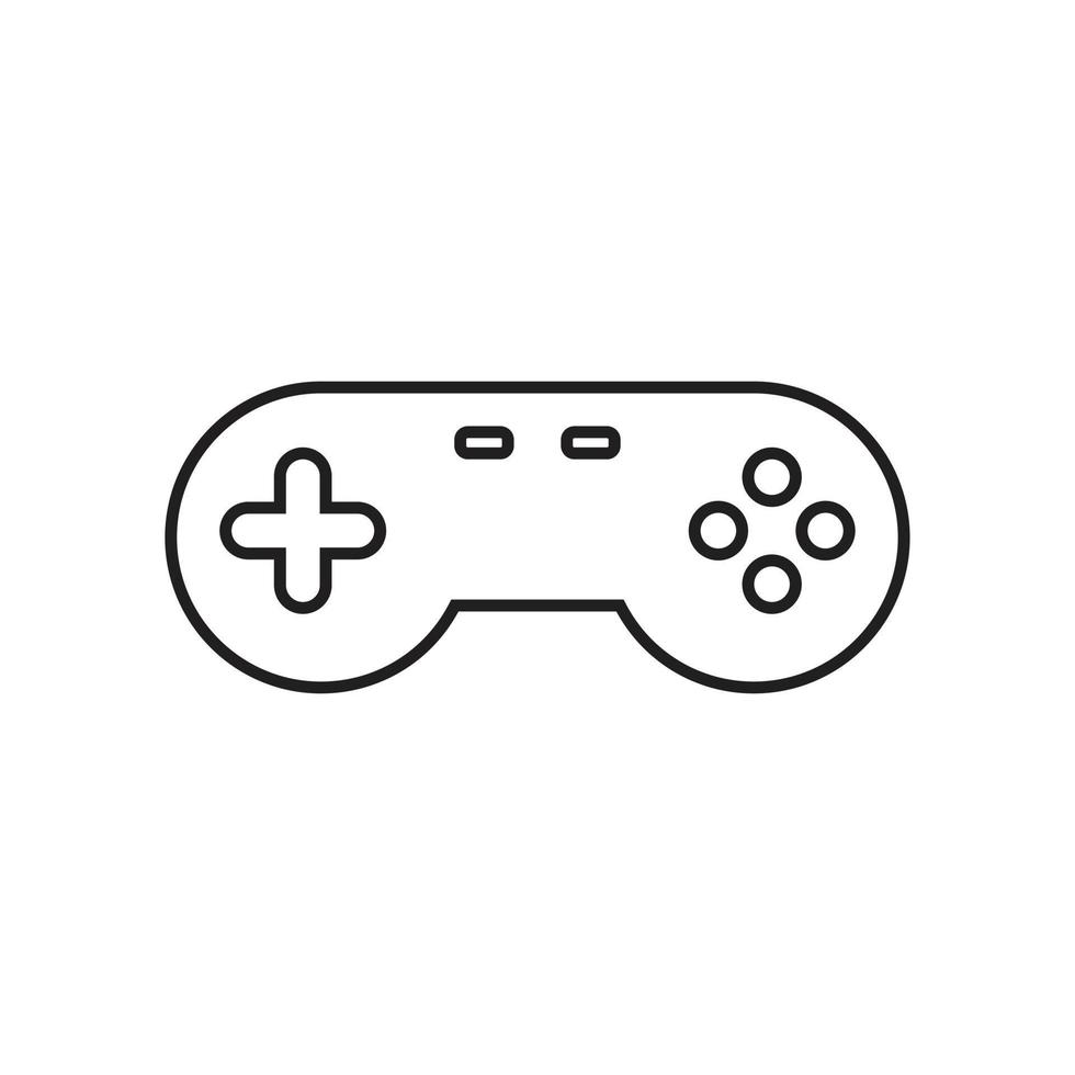 ilustración de vector plano de símbolo de icono de juego para diseño gráfico y web.