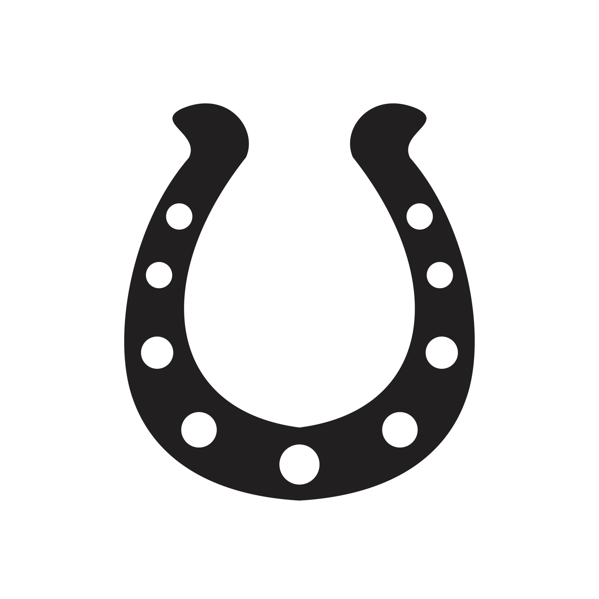 Horse shoe Icon template black color editable. Horse shoe Icon symbol