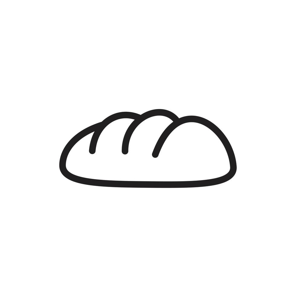 Bread Icon template black color editable. Bread Icon symbol Flat vector illustration for graphic and web design.