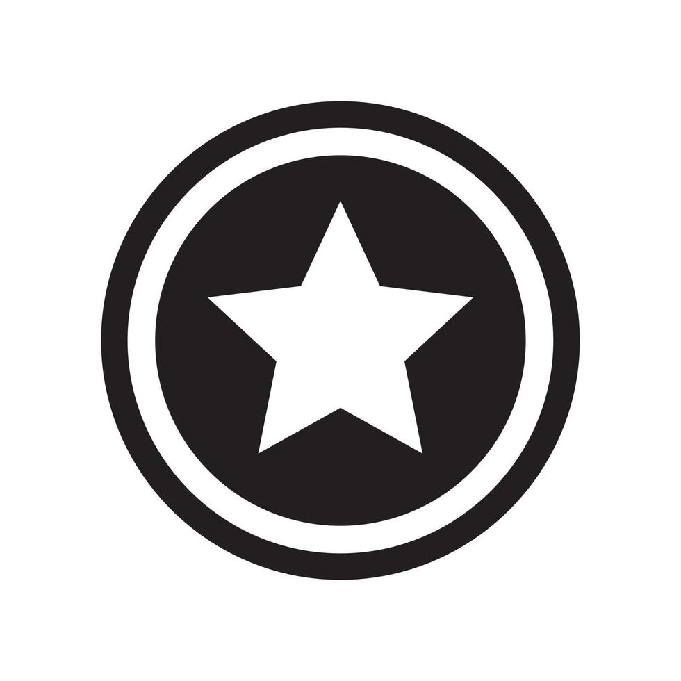 estrellas en círculo icono símbolo vector plano signo aislado sobre fondo blanco. ilustración de vector de logotipo simple para diseño gráfico y web.