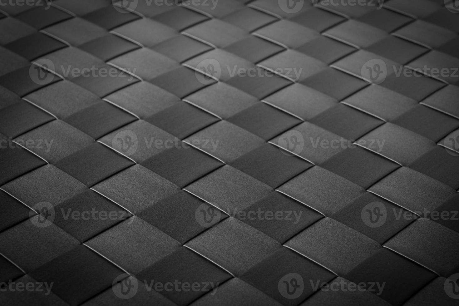 Image of black objects with squares arranged in rows Suitable as a background image. photo