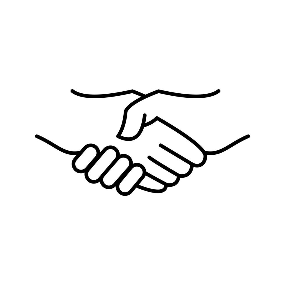 Handshake vector icon.