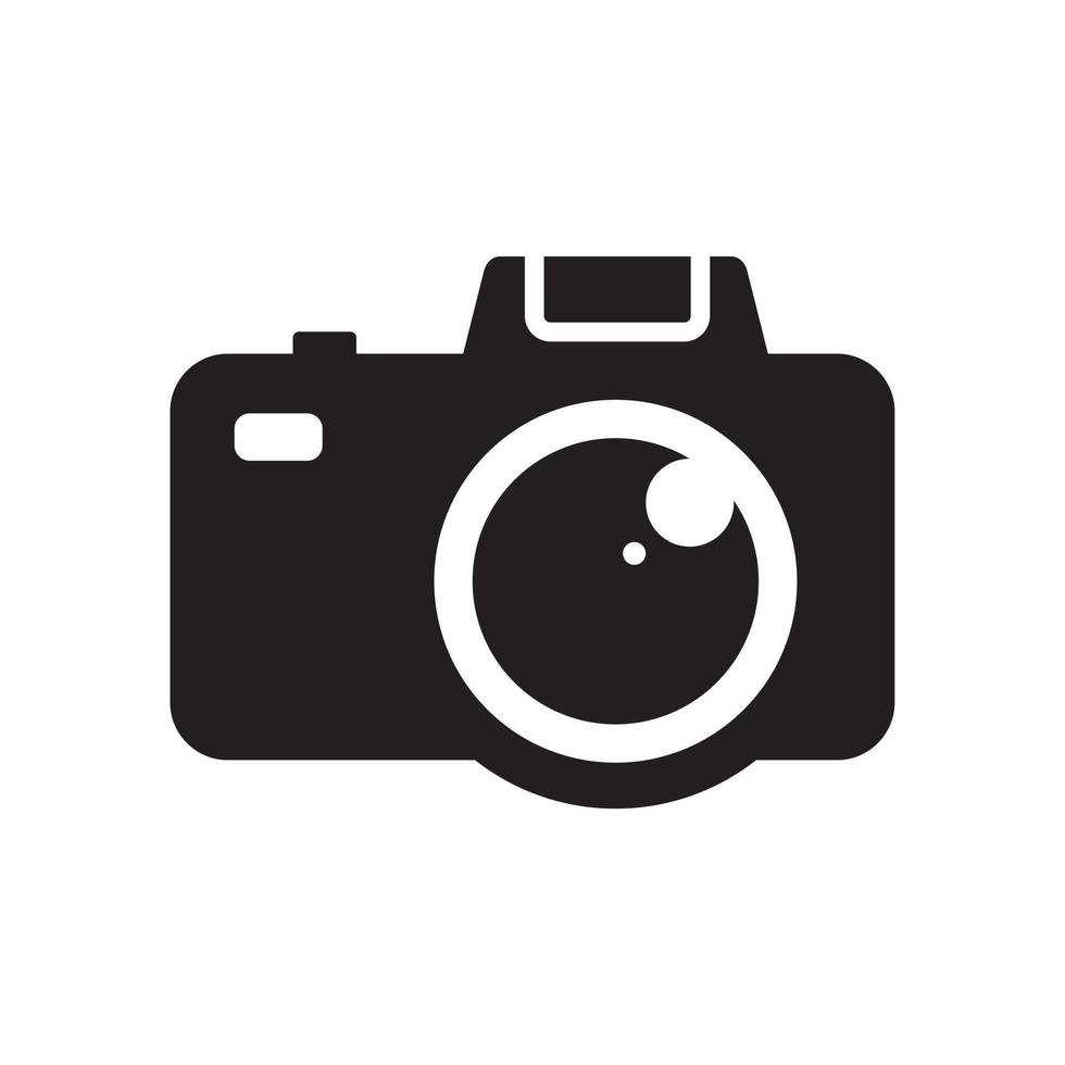 Camera icon template black color editable. Camera icon symbol Flat vector illustration for graphic and web design.