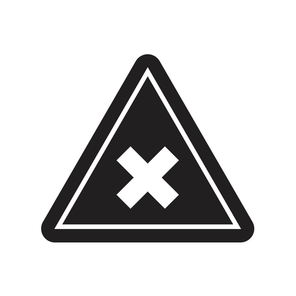 Danger, Warning Icon template black color editable. Danger, Warning Icon symbol Flat vector illustration for graphic and web design.