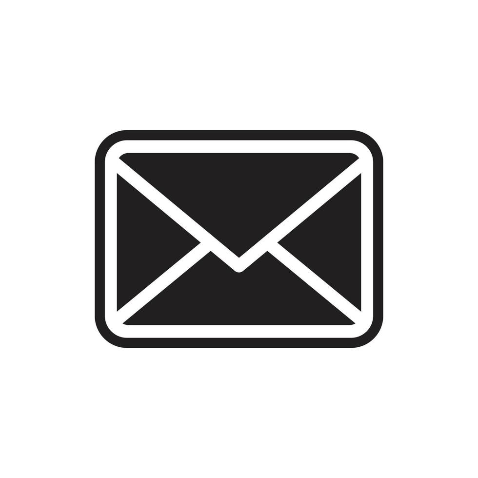 Mail, Email Icon template black color editable. Mail, Email Icon symbol Flat vector illustration for graphic and web design.