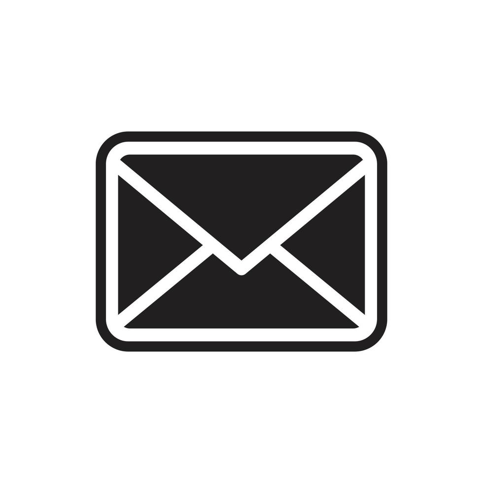 Mail, Email Icon template black color editable. Mail, Email Icon symbol Flat vector illustration for graphic and web design.