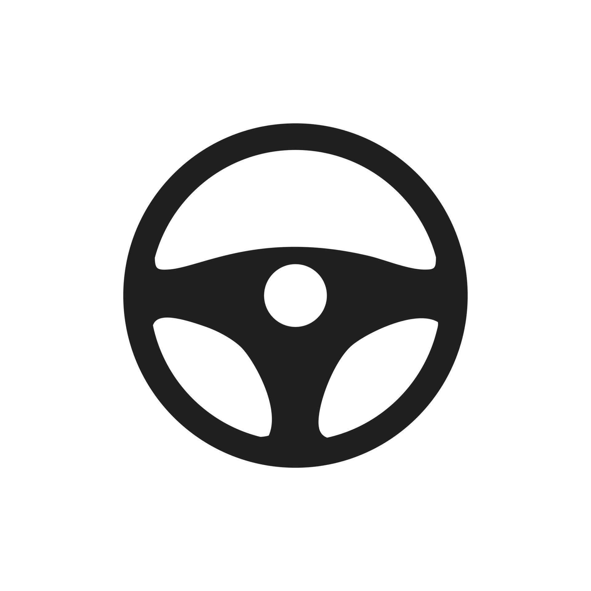 Steering wheel icon template black color editable. Steering wheel icon symbol Flat vector