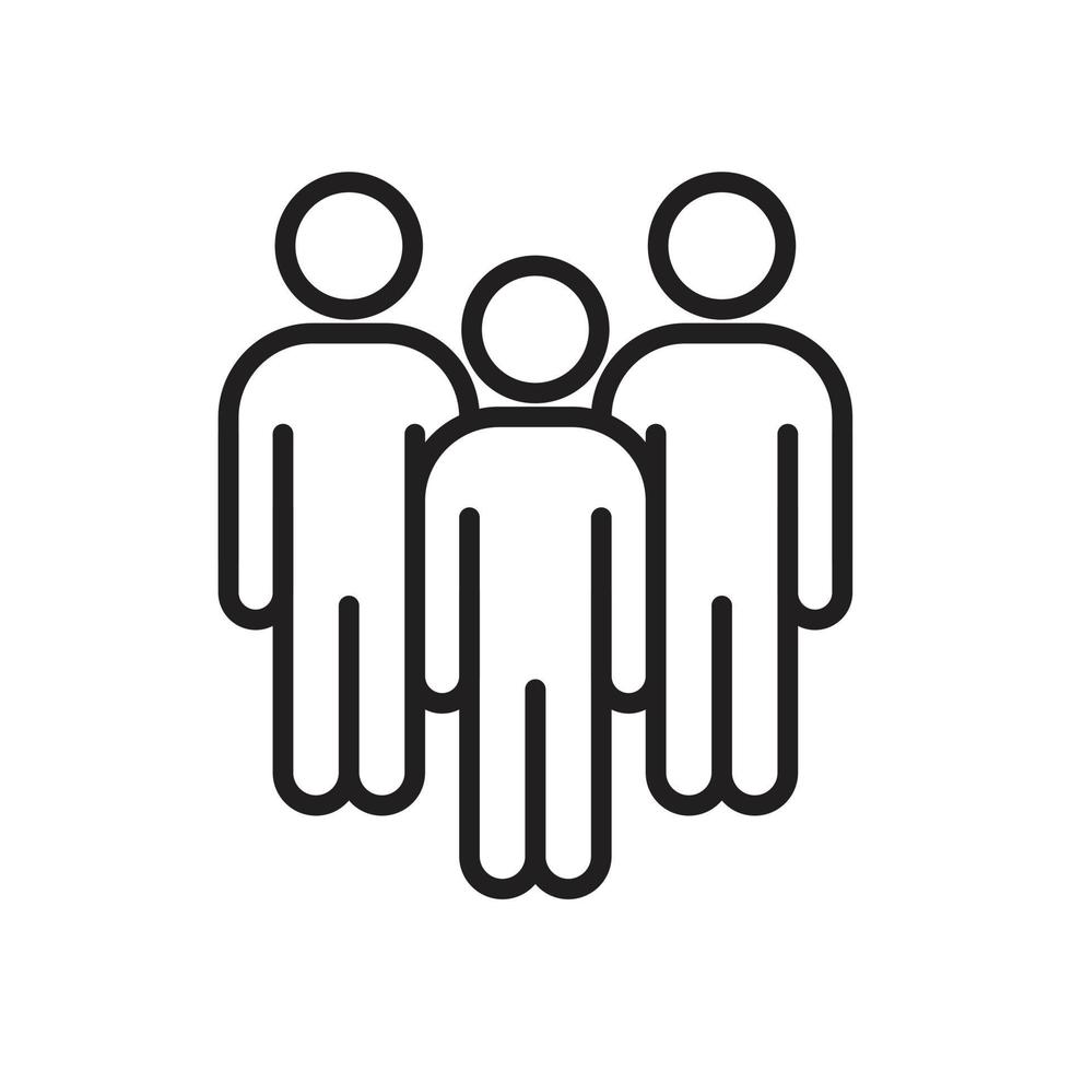 Team work Icon template black color editable. Team work Icon symbol Flat vector illustration for graphic and web design.