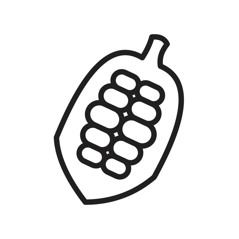 Cocoa Icon template black color editable. Cocoa Icon symbol Flat vector illustration for graphic and web design.