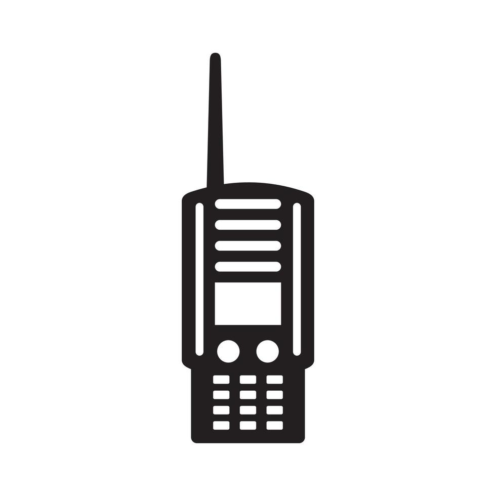 walkie talkie set icono ilustración vectorial para diseño gráfico y web. vector