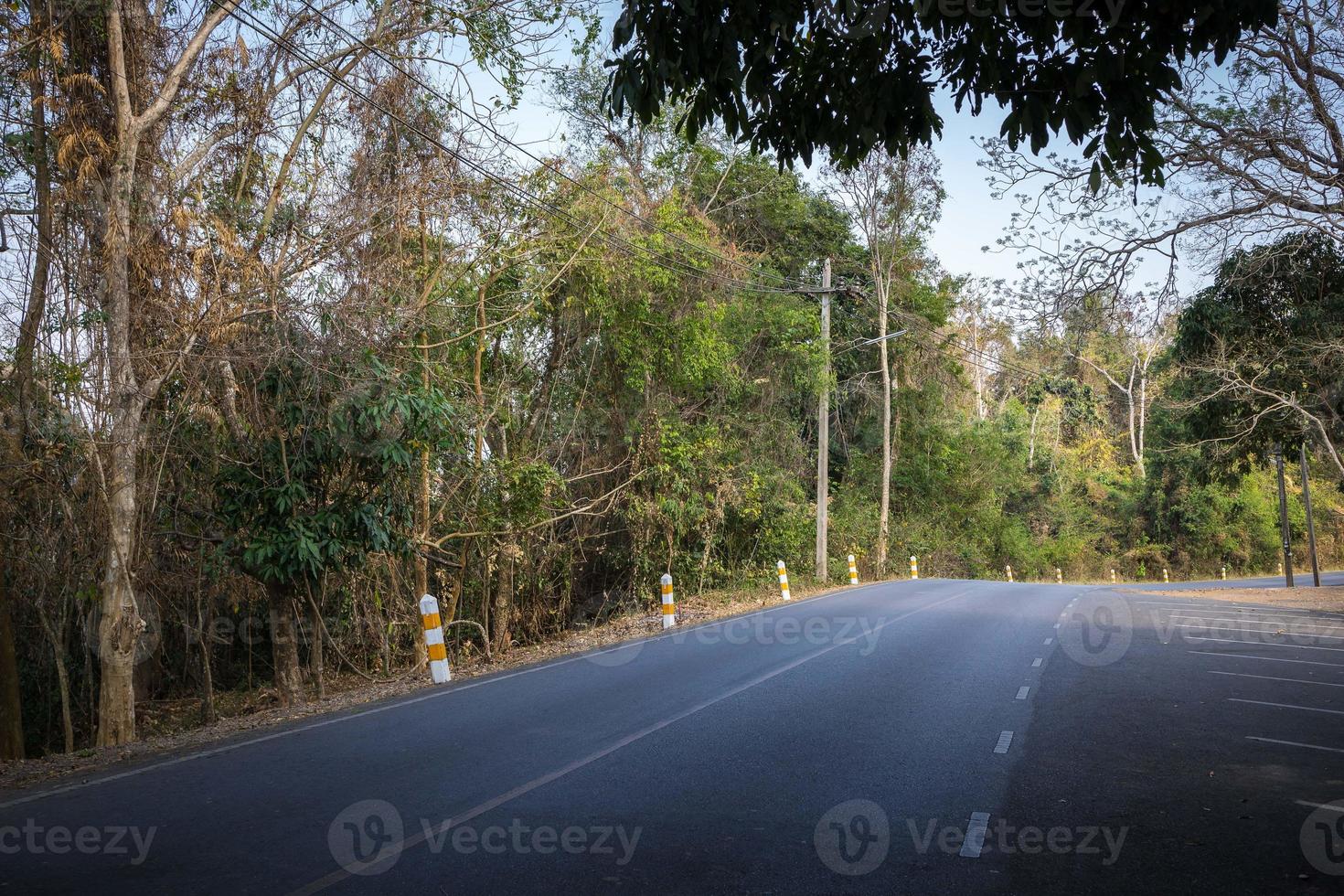 Road to Khao Yai National park Thailand. photo