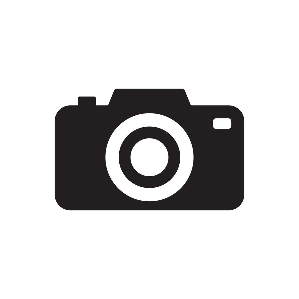 Camera icon template black color editable. Camera icon symbol Flat vector illustration for graphic and web design.