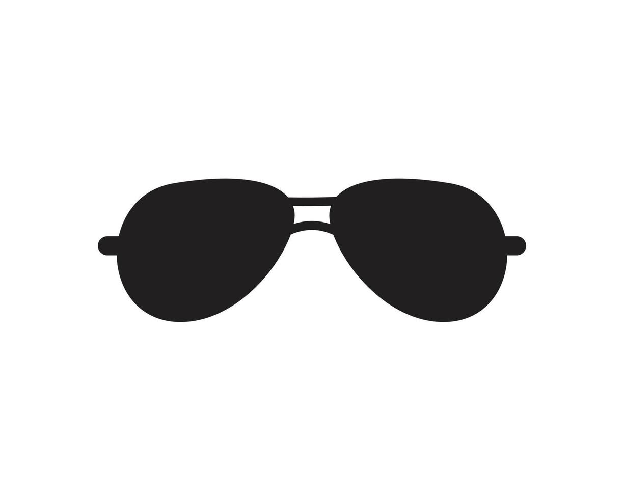 gafas icono símbolo ilustración vectorial plana para diseño gráfico y web. vector