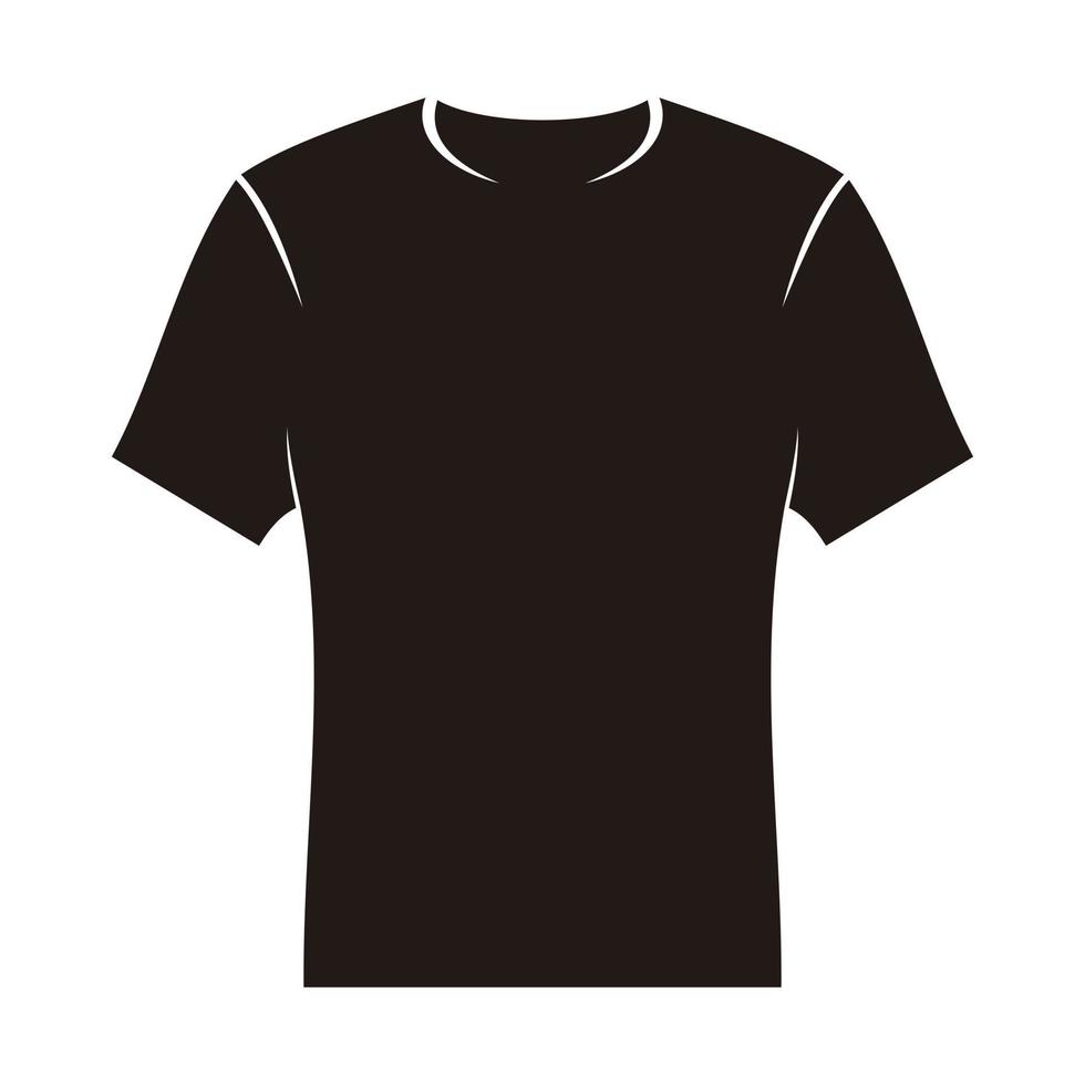 icono de camiseta delantera y trasera vector