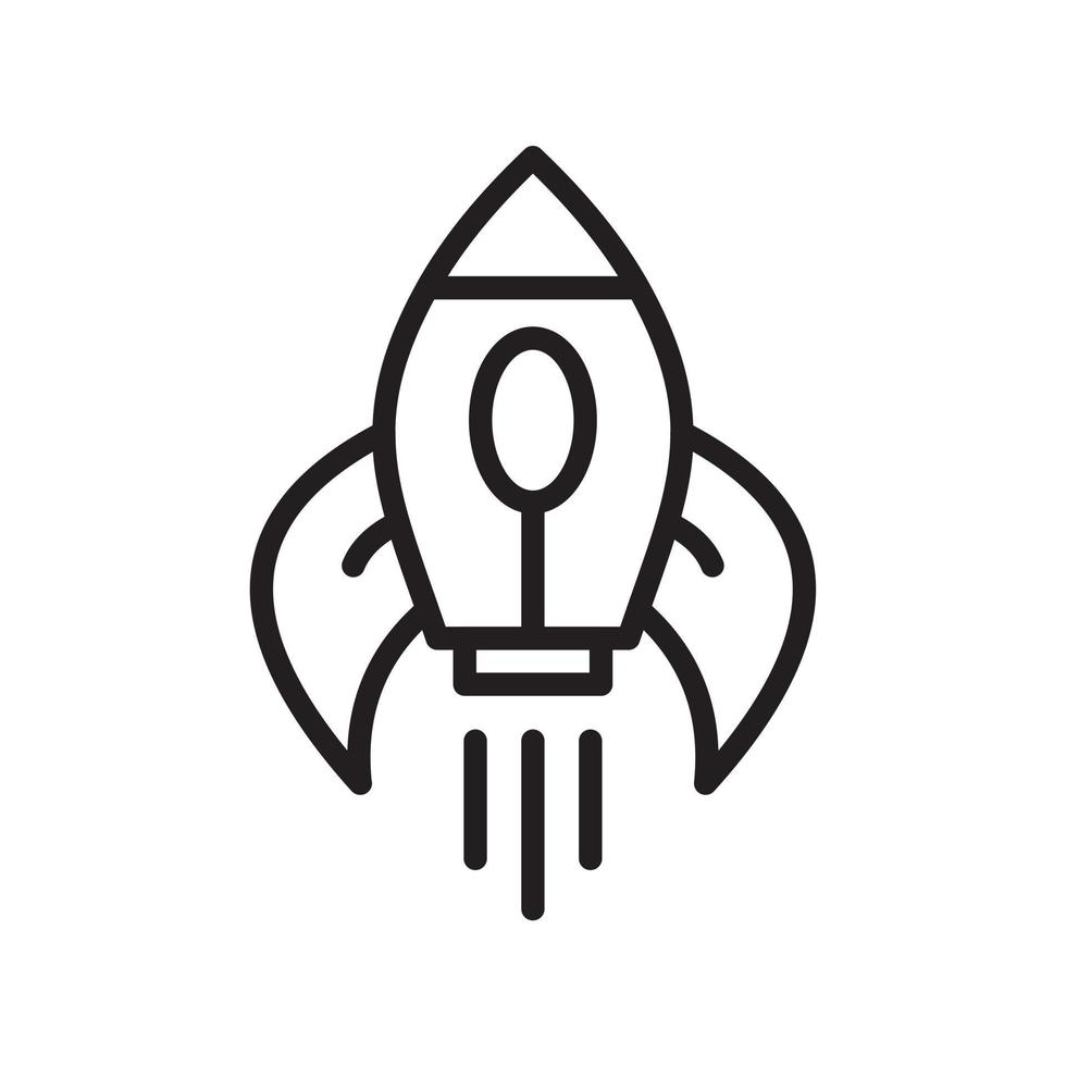 Rocket icon template black color editable. Rocket icon symbol Flat vector illustration for graphic and web design.