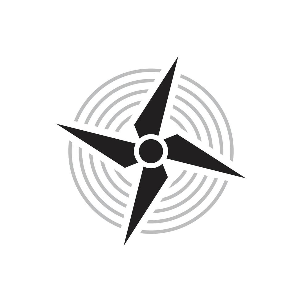 Plane propellers, Aircraft propeller Icon template black color editable. Plane propellers, Aircraft propeller Icon symbol Flat vector illustration for graphic and web design.