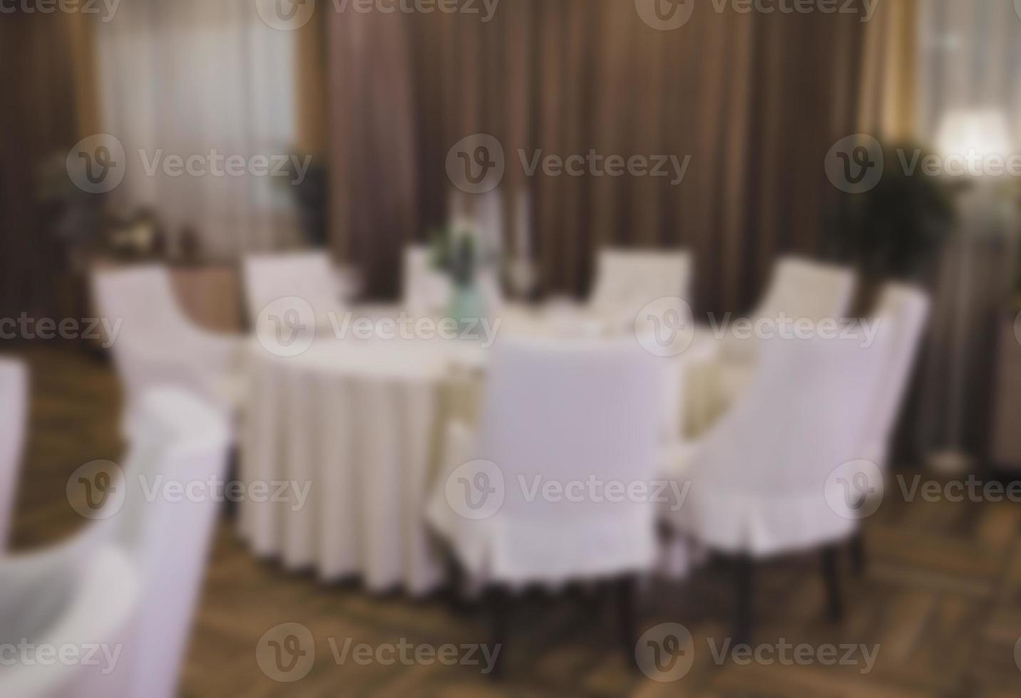 interior of the french restaurant photo