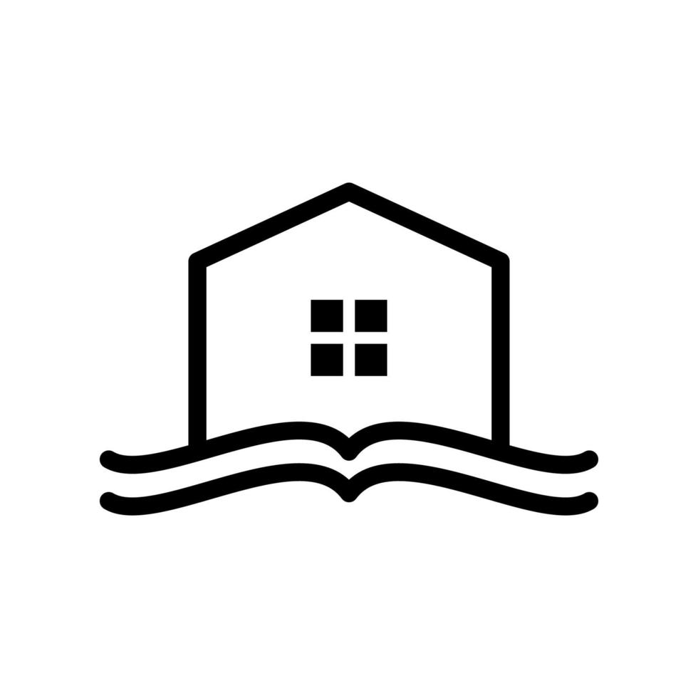 diseño de icono de tienda de libros vector