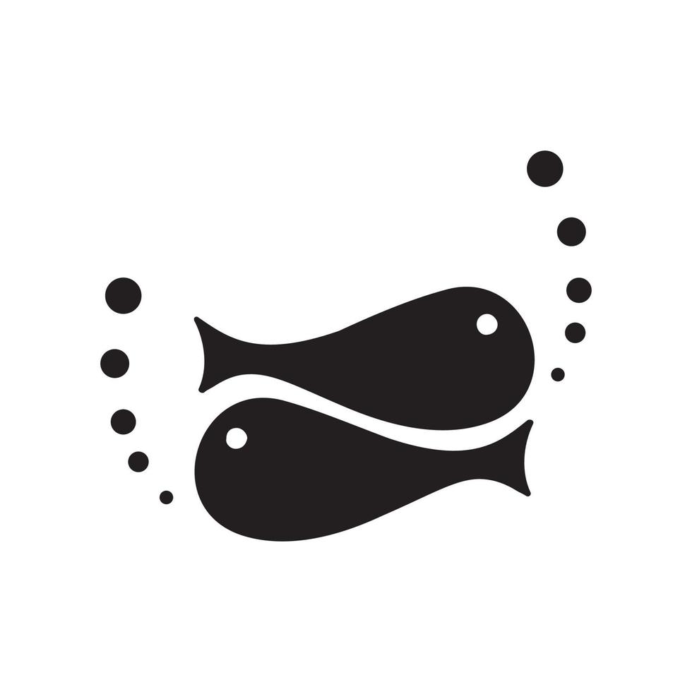 Fish icon design vector