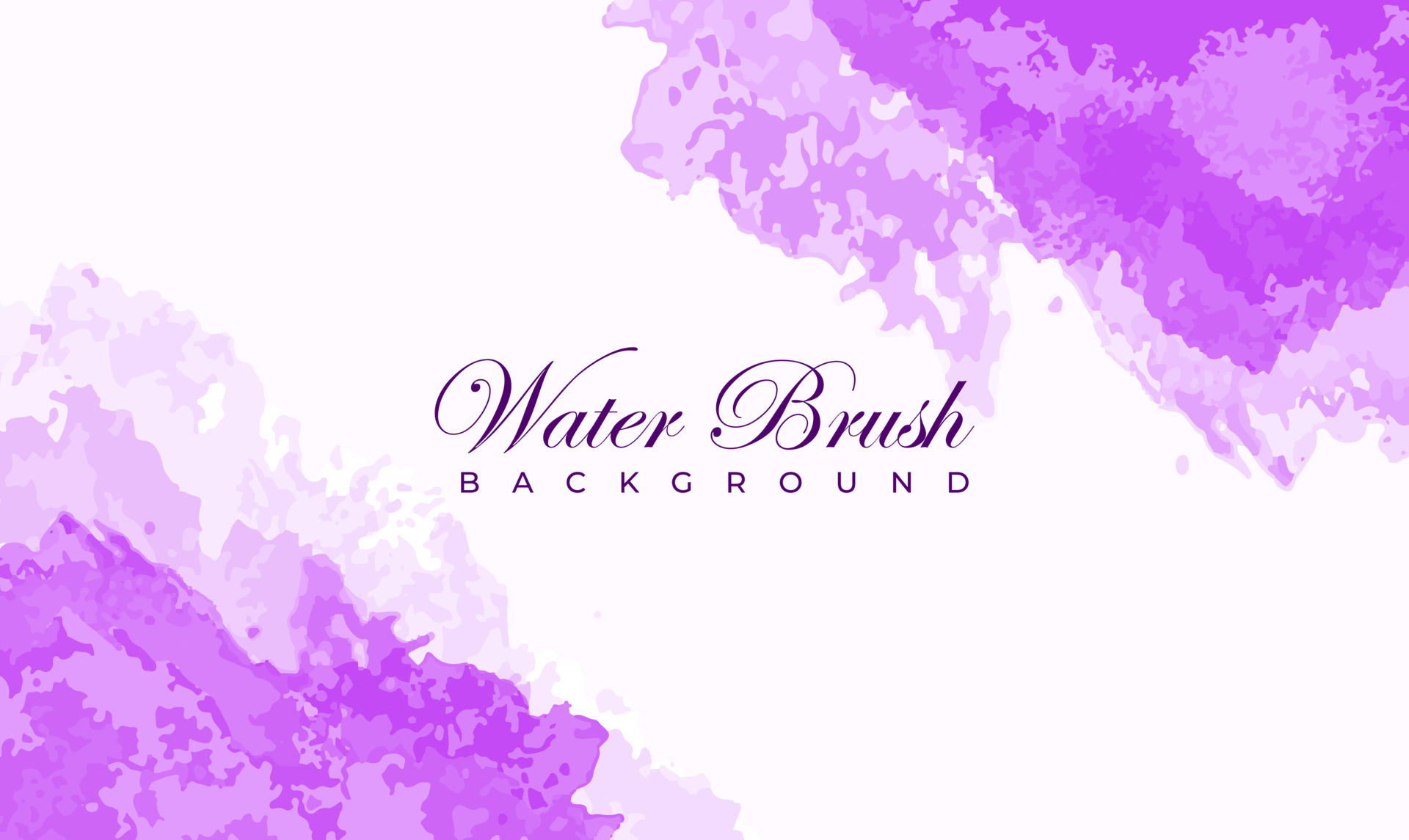 Vector banner abstract water brush isolated on white background. Hand drawn  abstract color paint brush strokes set. Watercolor elements. 6694677 Vector  Art at Vecteezy