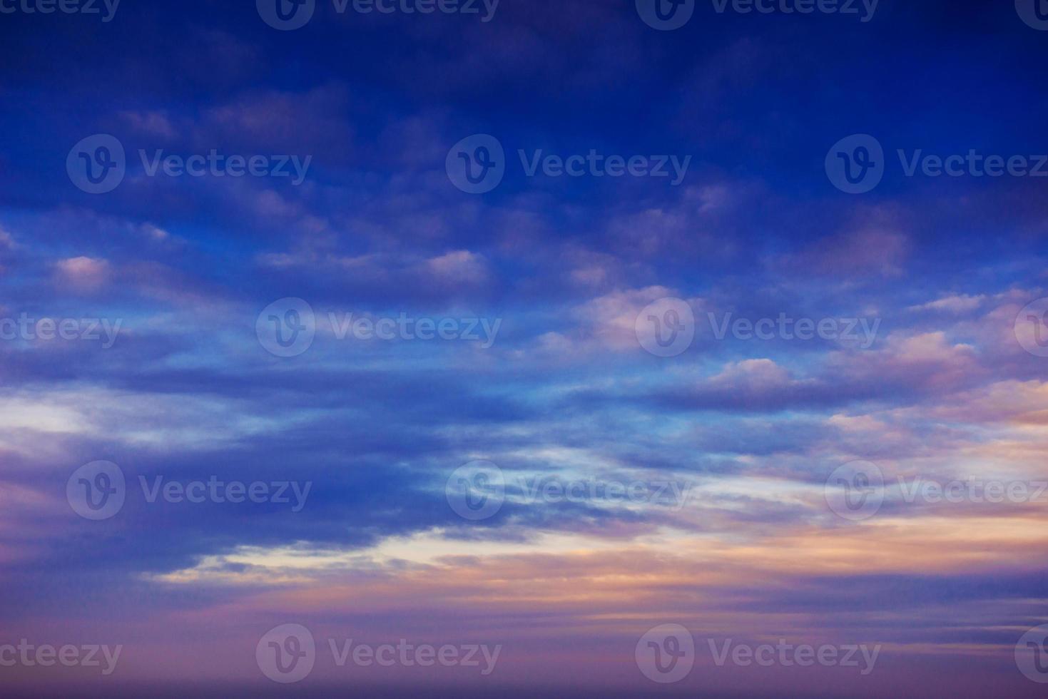 colorful sky with sun background in mountains photo