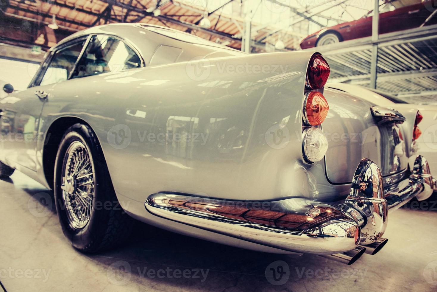 Rear view of a car photo