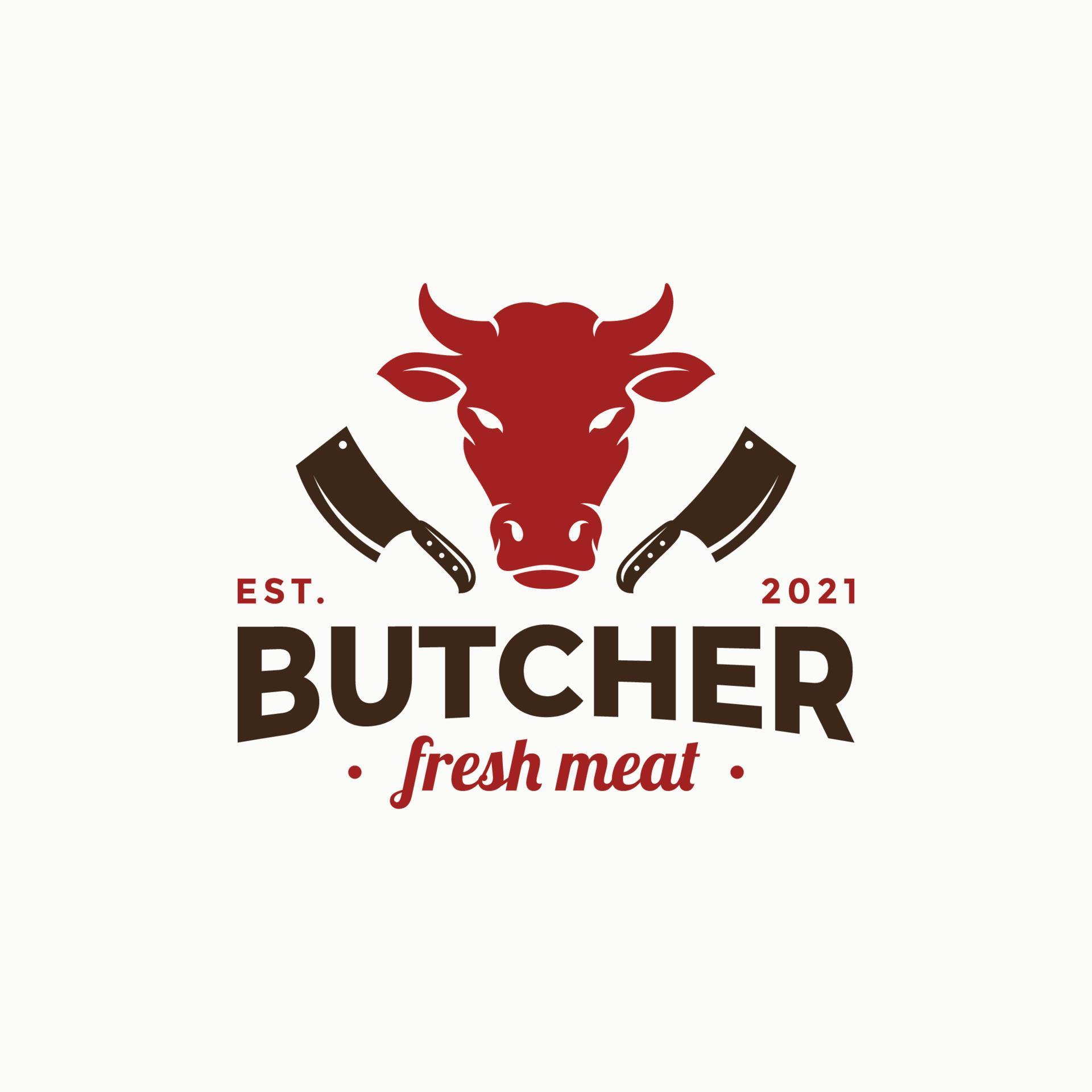 Butcher Shop vector logo template 6696213 Vector Art at Vecteezy