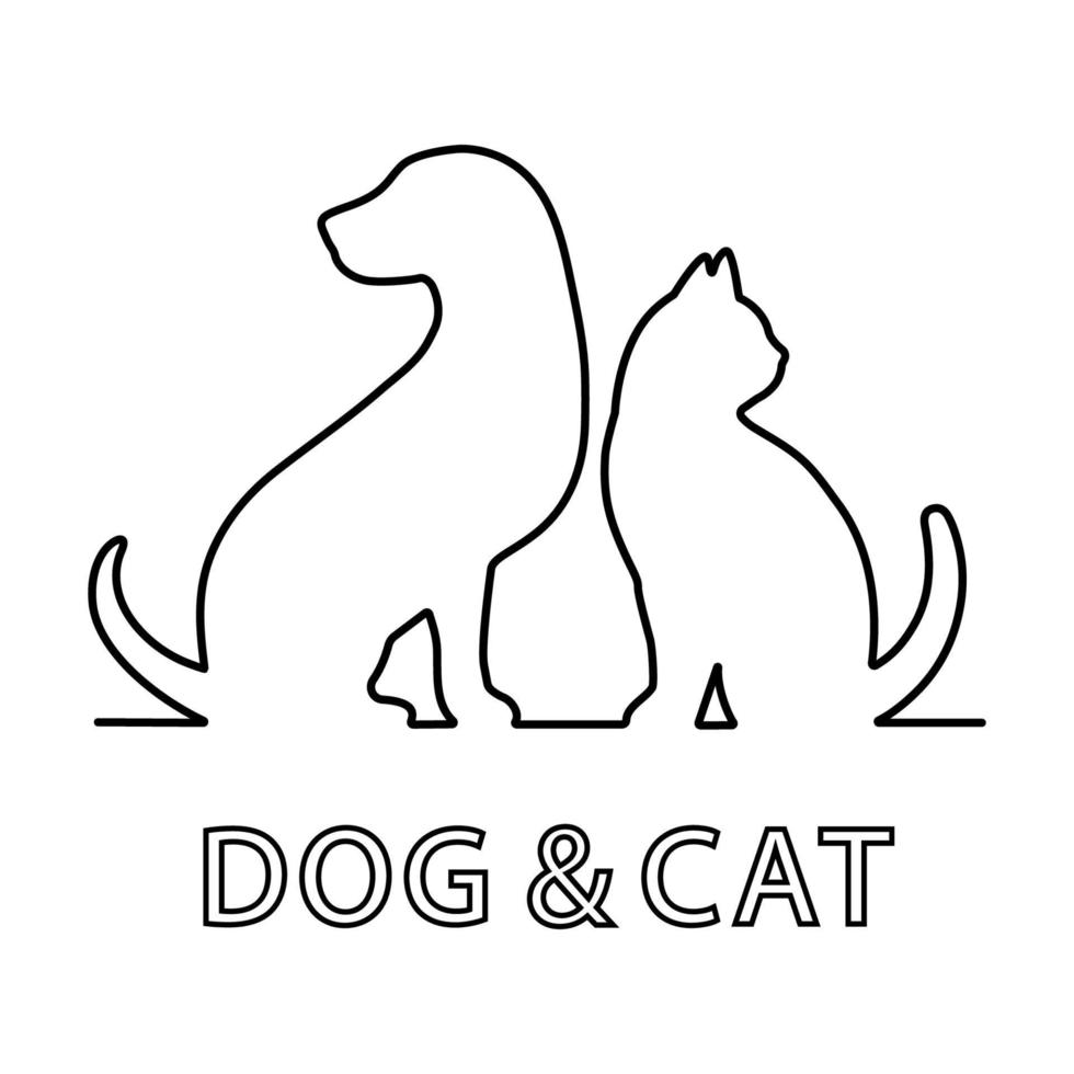 Veterinary logo dog heart and paw on the background of the globe vector